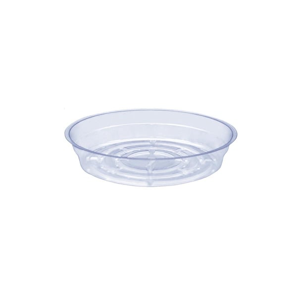 New Courtyard 7 in. Vinyl Plant Saucer, Clear NE2472307 - main